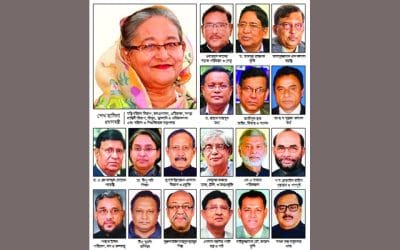 ৪৭ মন্ত্রী প্রতিমন্ত্রী উপমন্ত্রীর শপথ আজ