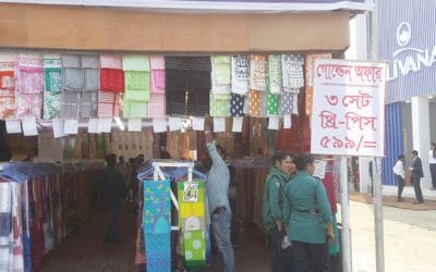 বাণিজ্য মেলায় ৫৯৯ টাকায় তিন সেট থ্রি-পিস