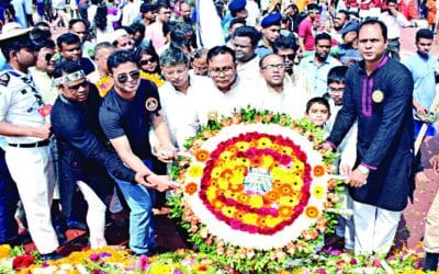 ভাষা শহীদদের এসবিএসি ব্যাংকের শ্রদ্ধা নিবেদন