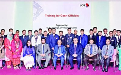ইউসিবি ব্যাংকের ক্যাশ কর্মকর্তাদের কর্মশালা