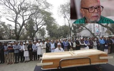 কবি আল মাহমুদের প্রথম জানাজা অনুষ্ঠিত