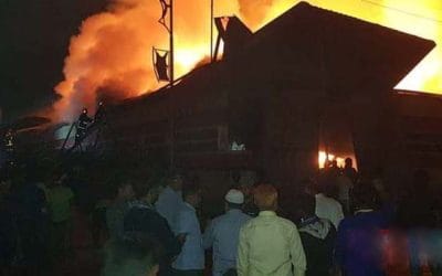 টঙ্গীতে তুলার গুদামে আগুন