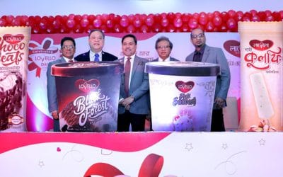 তৃতীয় বর্ষপূর্তি: লাভেলোর নতুন চার আইসক্রিম