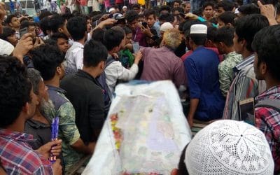 উত্তরায় শিশু মৃত্যুর জেরে সড়ক অবরোধ