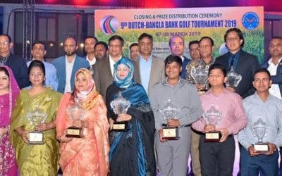 ডাচ্-বাংলা ব্যাংক গলফ টুর্নামেন্টের পুরস্কার বিতরণ