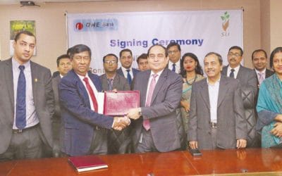ওয়ান ব্যাংক এবং সোনালী লাইফ ইন্স্যুরেন্সে চুক্তি সই