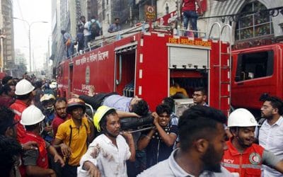 এফআর টাওয়ারে দ্বিতীয় দিনেও তল্লাশি অভিযান