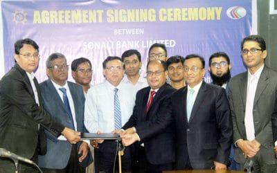 সোনালী ও ডাচ্-বাংলা ব্যাংকের মধ্যে চুক্তি সই