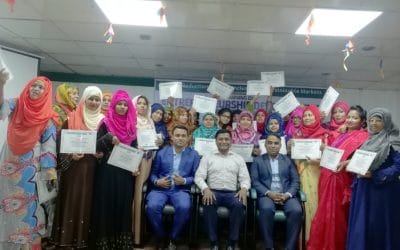 নারী উদ্যোক্তা উন্নয়ন প্রশিক্ষণ কোর্স সম্পন্ন