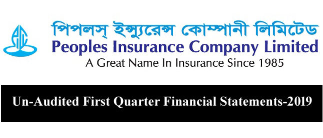 Un-Audited First Quarter Financial Statements-2019 of Peoples Insurance Company Ltd