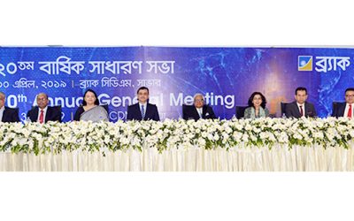 ব্র্যাক ব্যাংকের ১৫ শতাংশ স্টক লভ্যাংশ অনুমোদন