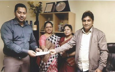 সন্ধানী লাইফের মেয়াদোত্তর বীমাদাবির চেক হস্তান্তর
