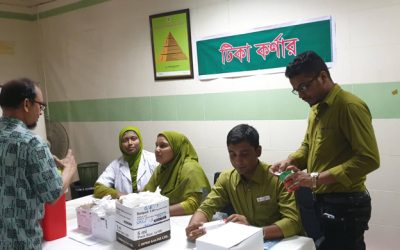 হজযাত্রীদের স্বাস্থ্য পরীক্ষা ও টিকাদান শুরু