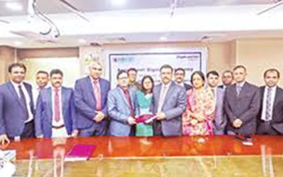 ওয়ান ব্যাংক ও চার্টার্ড লাইফ ই্স্যুরেন্সের মধ্যে চুক্তি