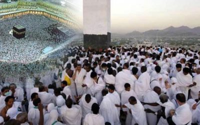 লাব্বাইক ধ্বনিতে হাজিরা আরাফামুখী