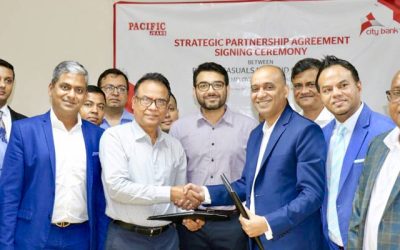 সিটি ব্যাংক ও প্যাসিফিক জিন্স গ্রুপে চুক্তি সই