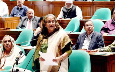 এক দশকে ঘুরে দাঁড়িয়েছে  বাংলাদেশ : সংসদে প্রধানমন্ত্রী