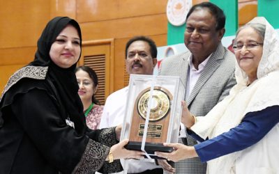 ৬৬ প্রতিষ্ঠানকে রফতানি ট্রফি দিলেন প্রধানমন্ত্রী
