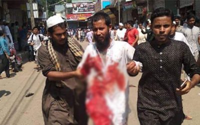 ভোলায় সংঘর্ষ, হেলিকপ্টারে বিজিবি মোতায়েন