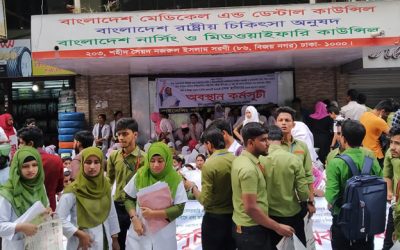 নার্সিং কাউন্সিল দফতরে অবরুদ্ধ স্বাস্থ্যসচিব