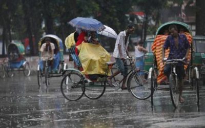 রাজধানীতে টানা দুই ঘণ্টা বৃষ্টি
