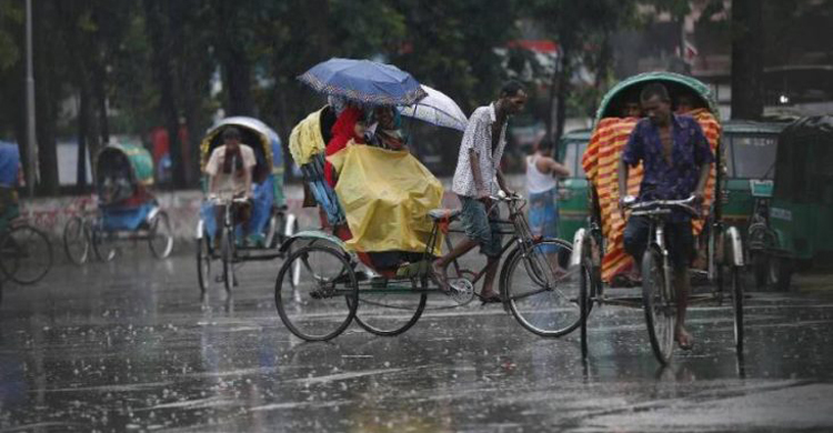 রাজধানীতে টানা দুই ঘণ্টা বৃষ্টি