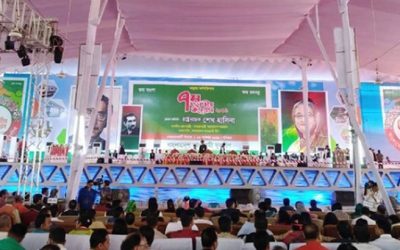যুবলীগের কংগ্রেস উদ্বোধন করলেন শেখ হাসিনা