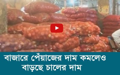 বাজারে পেঁয়াজের দাম কমলেও বাড়ছে চালের দাম