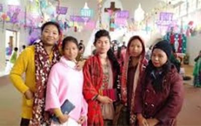 জাতীয় দলের পাঁচ নারী ফুটবলার বড়দিন পালন