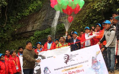 খাগড়াছড়ির সবুজ পাহাড়ে বঙ্গবন্ধু জাতীয় অ্যাডভেঞ্চার উৎসব