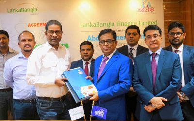 লংকাবাংলা ফাইন্যান্স-আব্দুল মোনেম লি.-এ চুক্তি স্বাক্ষর