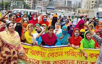 ১৮১ পোশাক কারখানার শ্রমিক মার্চের বেতন পাননি