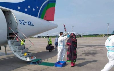 স্বাস্থ্যবিধি মেনে ফ্লাইট পরিচালনা করছে ইউএস-বাংলা