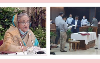প্রধানমন্ত্রীর ত্রাণ ও সেবা তহবিলে লঙ্কাবাংলা ফাইন্যান্সের ২ কোটি টাকা অনুূদান