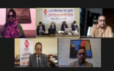 নিটল ইন্স্যুরেন্সের ভার্চুয়াল বার্ষিক সাধারণ সভা অনুষ্ঠিত