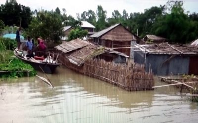 আকস্মিক বন্যায় মহাবিপদে মানিকগঞ্জের বানভাসিরা