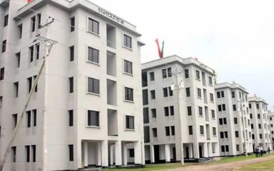 জলবায়ু উদ্বাস্তু ৬শ পরিবারকে ফ্ল্যাটের চাবি হস্তান্তর