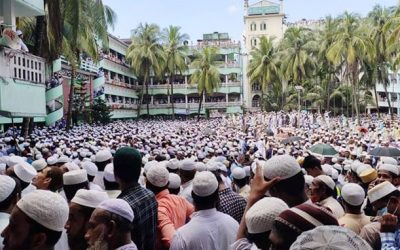 লাখো মুসল্লির সমাগমে আল্লামা শফীর জানাজা সম্পন্ন