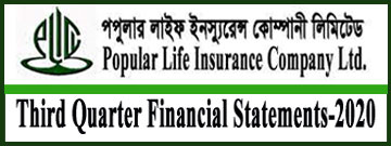 Third Quarter Financial Statements-2020 Of Popular Life Insurance Co. Ltd.