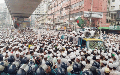 ফ্রান্সের সঙ্গে সম্পর্ক ছিন্নের আল্টিমেটাম হেফাজতের