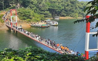 রাঙামাটির পাহাড়ের সৌন্দর্যে পর্যটকদের ভিড়