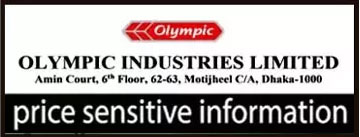 price sensitive information of olympic industries