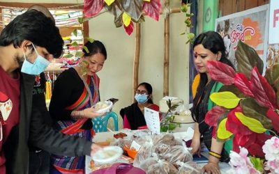 পাহাড়ে ঐতিহ্যবাহী পিঠা উৎসব