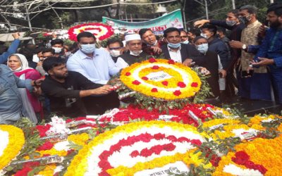 বঙ্গবন্ধুর স্বদেশ প্রত্যাবর্তন দিবসে ইউনিয়ন পরিষদ চেয়ারম্যান সমিতির শ্রদ্ধা