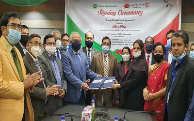 অগ্রণী ব্যাংক ও প্রাণ ডেইরির মধ্যে চুক্তি স্বাক্ষর