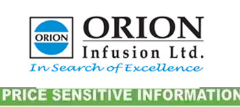 price sensitive information of orion infuson