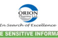 Orion Pharma Limited Un-audited Third Quarter