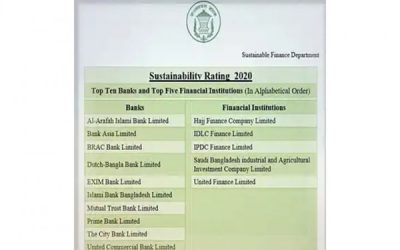 বাংলাদেশ ব্যাংকের বিবেচনায় সেরা ১০ ব্যাংক
