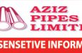 price sensitive information of aziz pipes limited