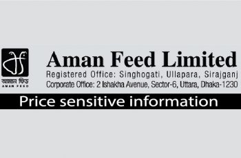 Price sensitive information of Aman Feed Limited